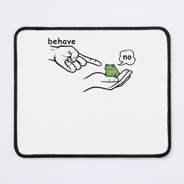 Item preview, Behave No Dishonest Frog Funny Meme designed and sold by charoen-design.