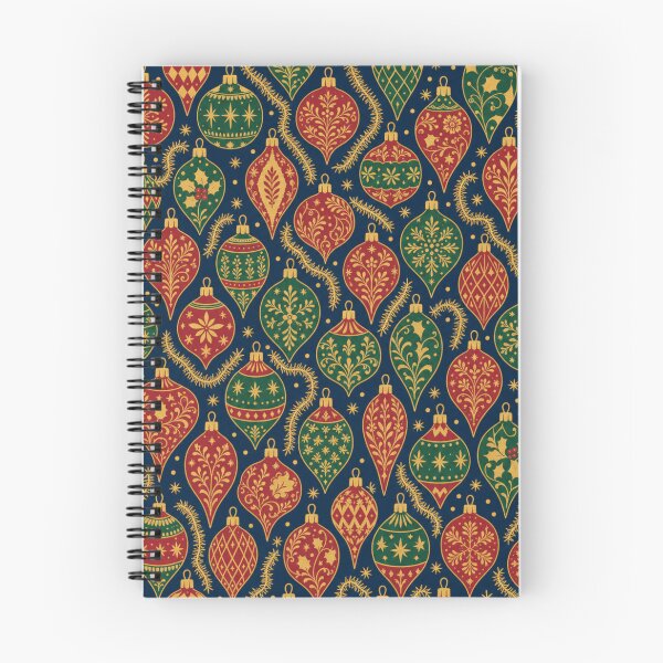 Item preview, Vintage Baubles and Tinsel Seamless Pattern | Christmas Aesthetic Repeat Design designed and sold by StickyGuys.