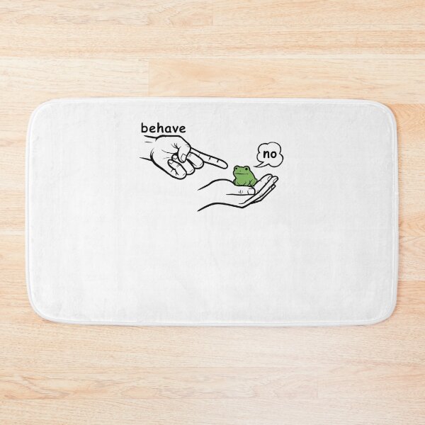 Item preview, Behave No Dishonest Frog Funny Meme designed and sold by charoen-design.