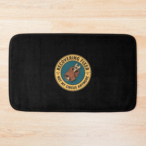 Item preview, Recovering Fixer Not My Circus Vintage Badge designed and sold by DuckOddity.