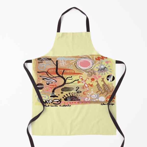 Item preview, Australian Outback Red Centre Abstract Art designed and sold by Al Benge - NZ & Australian Art.