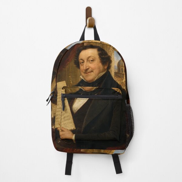 Item preview, Bel Canto Master: Gioachino Rossini Vintage Oil Painting - The Barber of Seville designed and sold by DoReMiStudio.