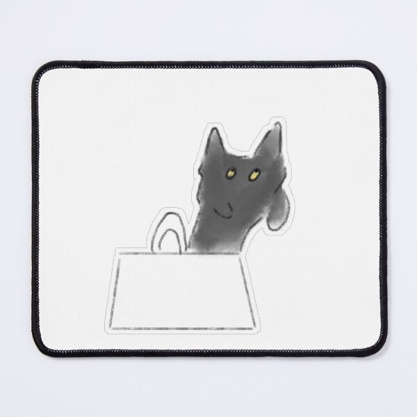 Item preview, Black Cat In Paper Bag Pencil Art designed and sold by raun.draw.