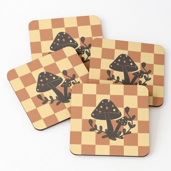 Item preview, Retro Fall Mushrooms designed and sold by Chubby cheeks.