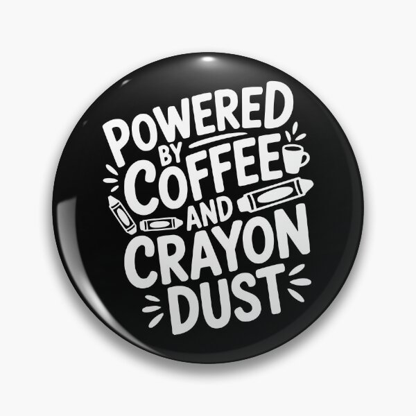 Item preview, Powered by Coffee and Crayon Dust designed and sold by theartfulaspie.
