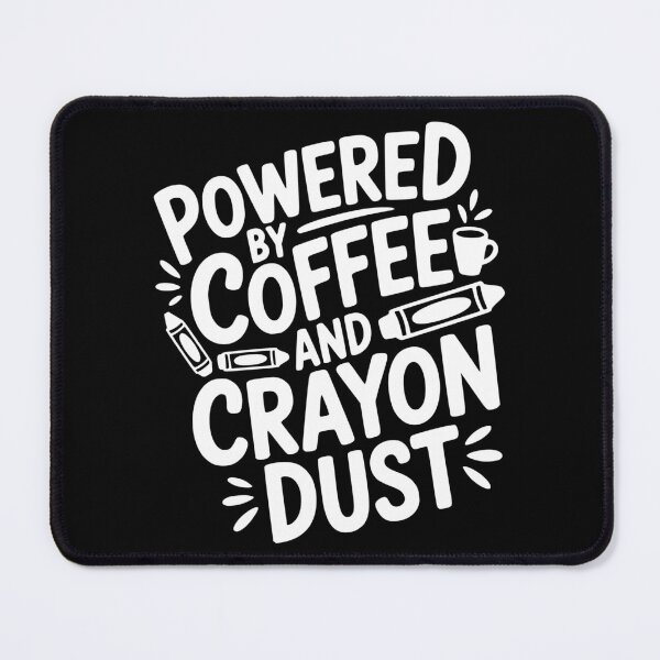 Item preview, Powered by Coffee and Crayon Dust designed and sold by theartfulaspie.