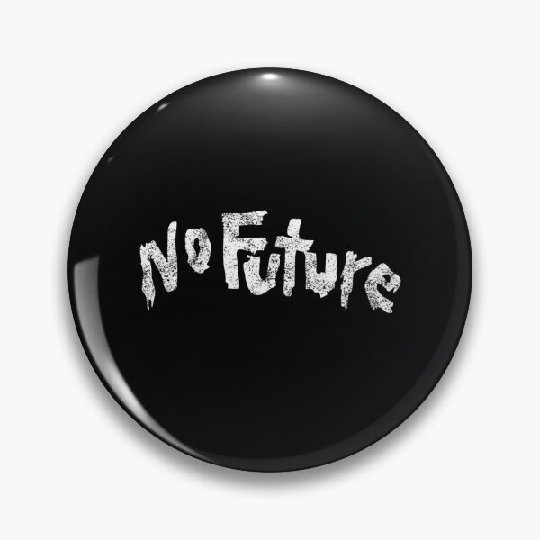 Item preview, Distressed White Grunge Text No Future designed and sold by ChesleyHickle.
