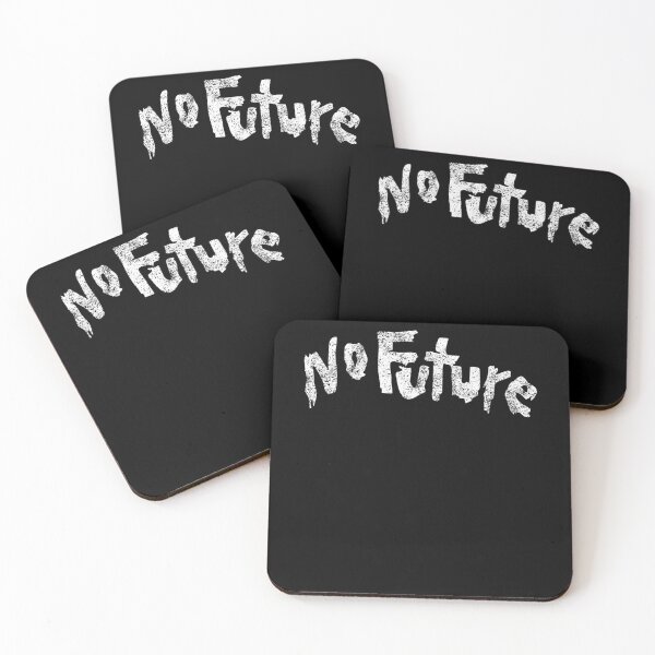 Item preview, Distressed White Grunge Text No Future designed and sold by ChesleyHickle.