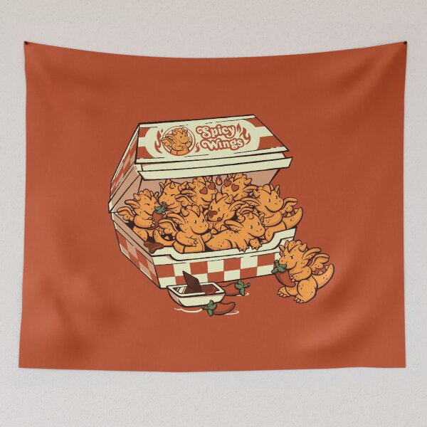 Item preview, Spicy Wings designed and sold by Tobe Fonseca®.