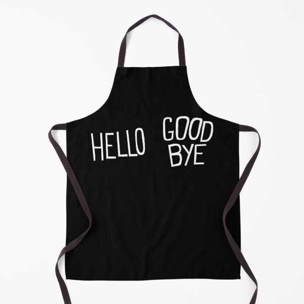 Item preview, Hand Drawn White Hello Goodbye Sock Text designed and sold by ChesleyHickle.