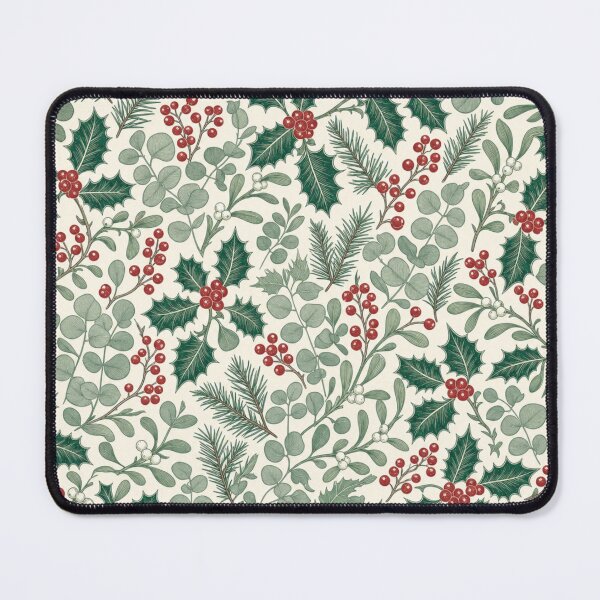 Item preview, Botanical Winter Greenery Seamless Pattern | Christmas Aesthetic Repeat Design designed and sold by StickyGuys.