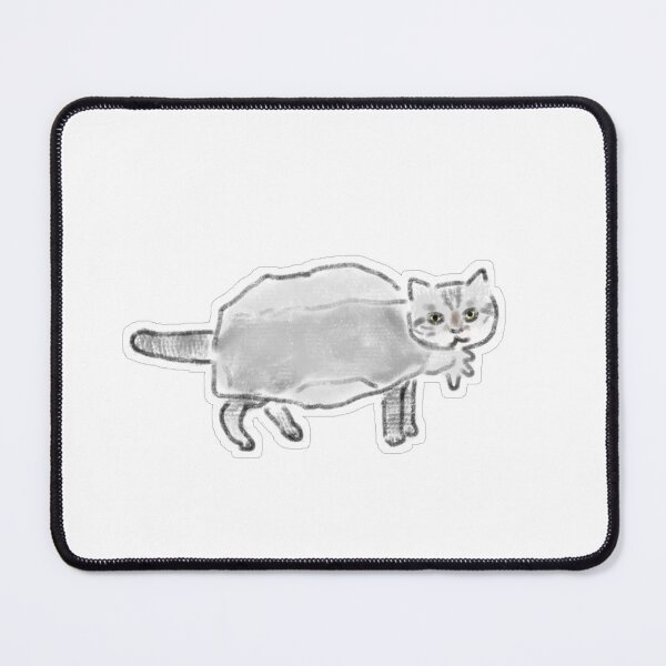 Item preview, Grey Cat In Plastic Bag Pencil Art designed and sold by raun.draw.