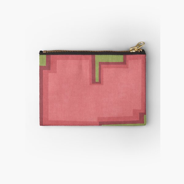 Item preview, Shapes 02 - Pink on Olive Green designed and sold by FAROSSTUDIO.