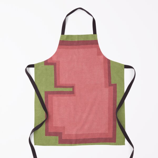 Item preview, Shapes 02 - Pink on Olive Green designed and sold by FAROSSTUDIO.