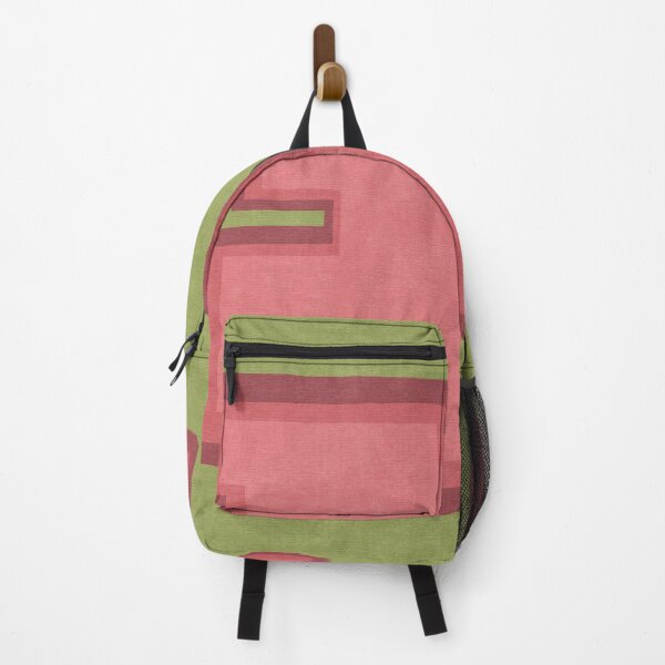 Item preview, Shapes 02 - Pink on Olive Green designed and sold by FAROSSTUDIO.