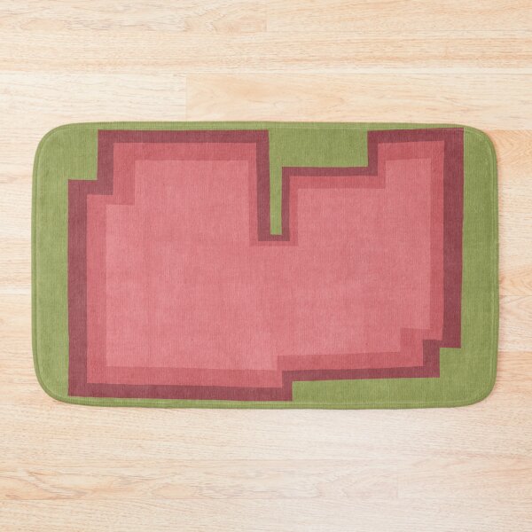 Item preview, Shapes 02 - Pink on Olive Green designed and sold by FAROSSTUDIO.