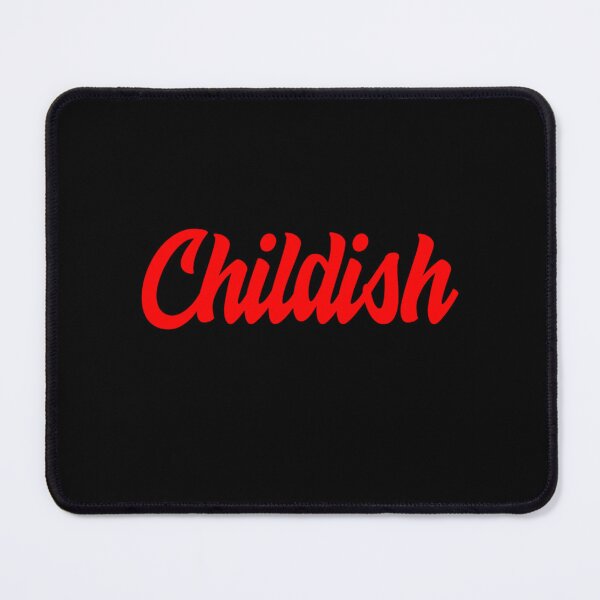 Item preview, Red Script Font Word Childish Typography  designed and sold by ChesleyHickle.