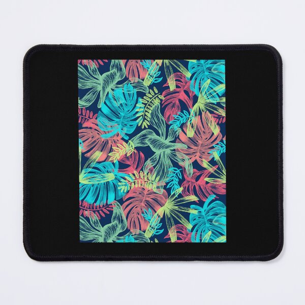 Item preview, Vibrant Seamless Pattern Of Neon Tropical Palm Leaves designed and sold by BriaBode.