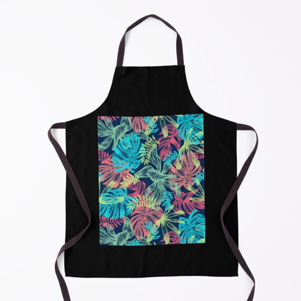 Item preview, Vibrant Seamless Pattern Of Neon Tropical Palm Leaves designed and sold by BriaBode.