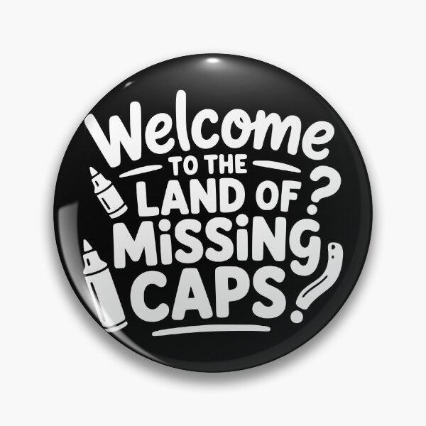 Item preview, Welcome to the Land of Missing Caps designed and sold by theartfulaspie.
