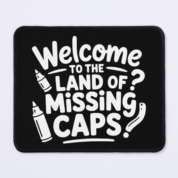 Item preview, Welcome to the Land of Missing Caps designed and sold by theartfulaspie.