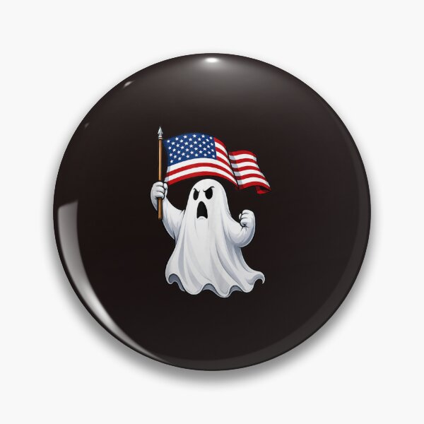 Item preview, 4th of July Patriotic Halloween American Flag Vintage Spooky Design designed and sold by mari-kayden.