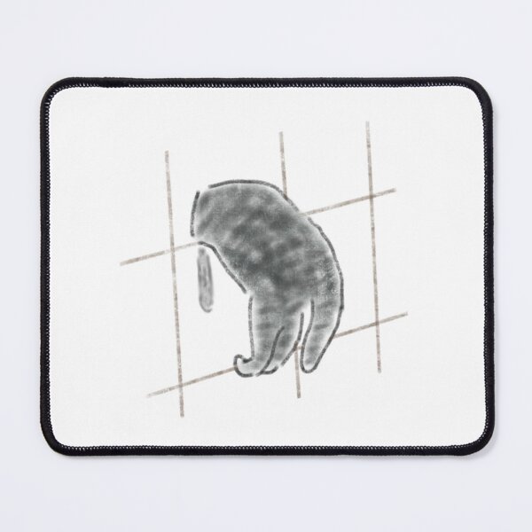 Item preview, Cat Paw On Grid Background Pencil Art designed and sold by raun.draw.