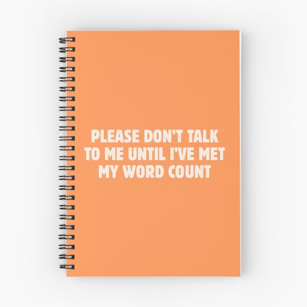 Item preview, don't talk to me until i've met my word count designed and sold by careofjacks.