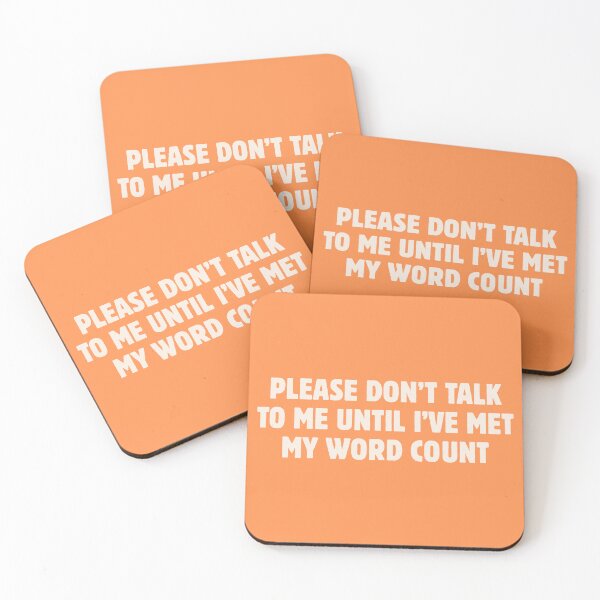 Item preview, don't talk to me until i've met my word count designed and sold by careofjacks.
