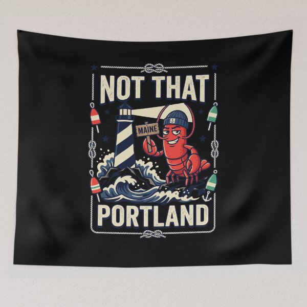 Item preview, NOT THAT MAINE PORTLAND Lobster Lighthouse designed and sold by snowry.