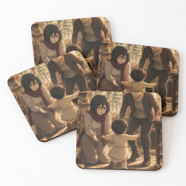 Item preview, Eren and Mikasa designed and sold by jinwooo.
