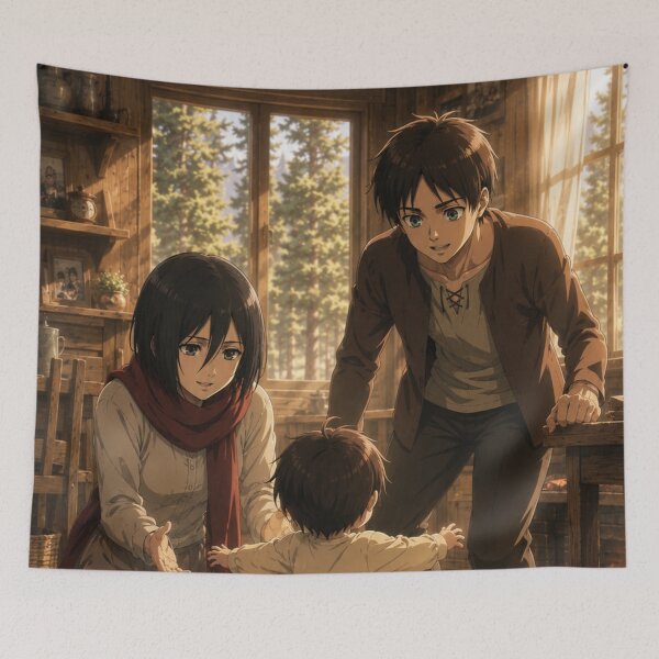 Item preview, Eren and Mikasa designed and sold by jinwooo.