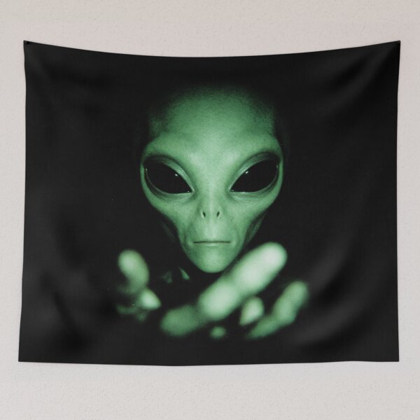 Item preview, Green Alien Reaching Hand Night Vision designed and sold by The Mellonaire.