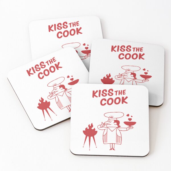 Item preview, Line Chef Cooking Beside Barbecue Grill Holding Serving Plate designed and sold by BriaBode.