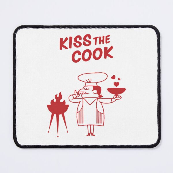 Item preview, Line Chef Cooking Beside Barbecue Grill Holding Serving Plate designed and sold by BriaBode.