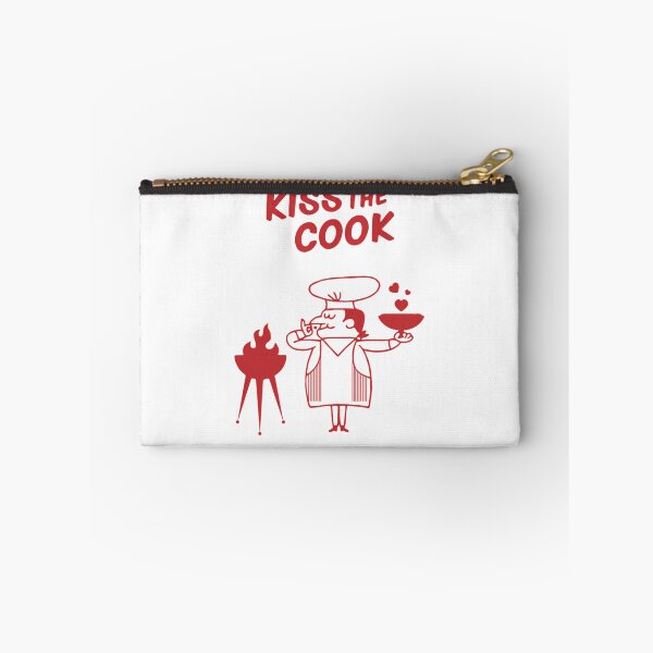 Item preview, Line Chef Cooking Beside Barbecue Grill Holding Serving Plate designed and sold by BriaBode.