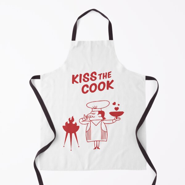 Item preview, Line Chef Cooking Beside Barbecue Grill Holding Serving Plate designed and sold by BriaBode.