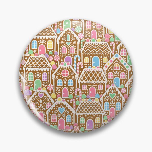 Item preview, Gingerbread Village Repeat Seamless Pattern | Christmas Aesthetic Repeat Design designed and sold by StickyGuys.