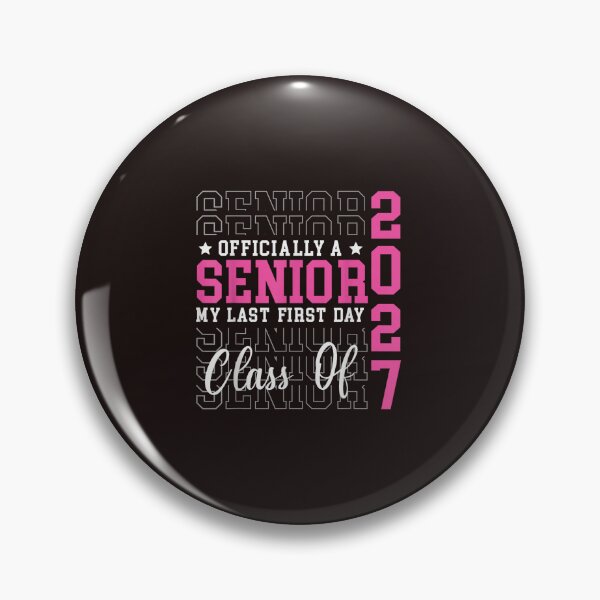 Item preview, Senior 2027 Officially a Senior Class of 2027 Graduation Retro Design designed and sold by mari-kayden.