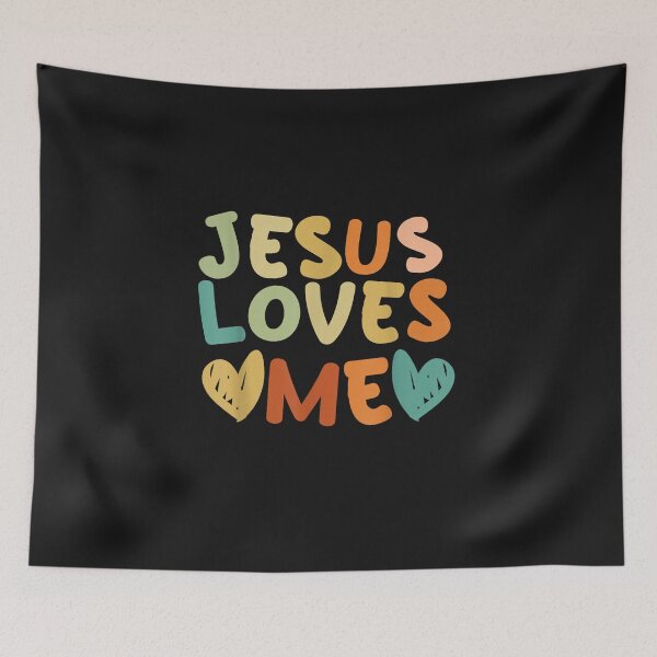 Item preview, Groovy Jesus Loves Me Biblical Christian Church Retro designed and sold by FrankIsabel.