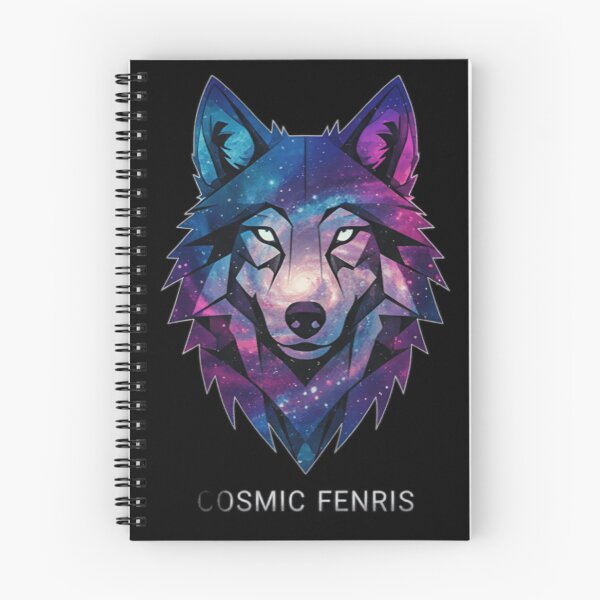 Item preview, Cosmic Geometric Galaxy Wolf designed and sold by Uniquely Worlds.