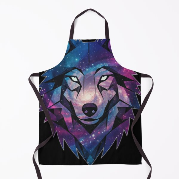 Item preview, Cosmic Geometric Galaxy Wolf designed and sold by Uniquely Worlds.