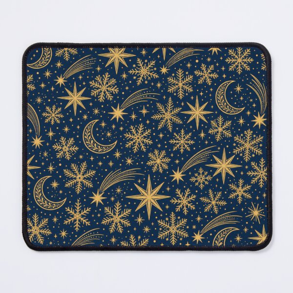 Item preview, Celestial Winter Night Sky Seamless Pattern | Christmas Aesthetic Repeat Design designed and sold by StickyGuys.