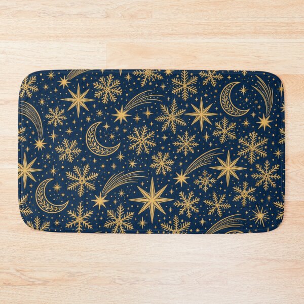 Item preview, Celestial Winter Night Sky Seamless Pattern | Christmas Aesthetic Repeat Design designed and sold by StickyGuys.