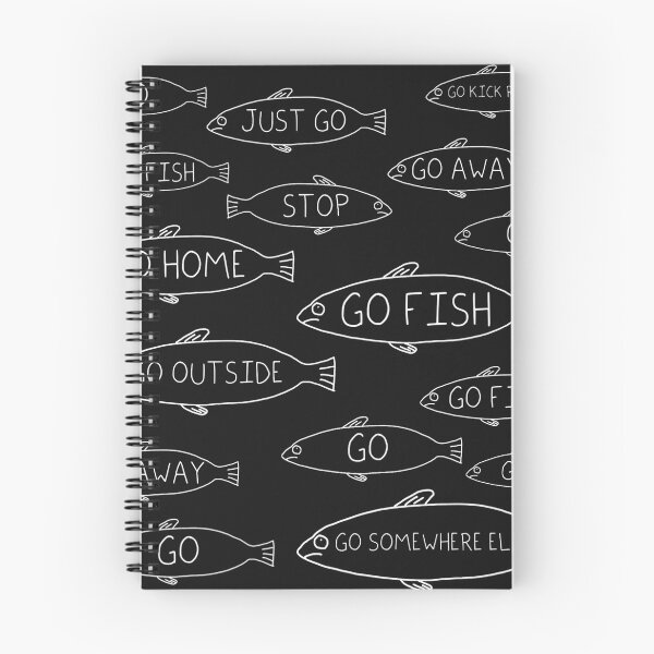Item preview, Go Away Fish designed and sold by NicDoesFunArt.
