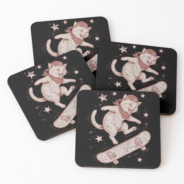 Item preview, Funny Skateboard Cat Y2k Grunge Vintage Cat Meme Aesthetic designed and sold by CF_VintageDesign.