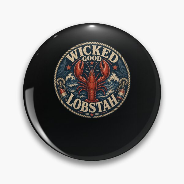 Item preview, Wicked Good Lobstah New England Seafood Lover designed and sold by snowry.