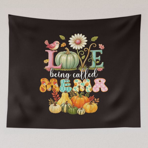 Item preview, Thanksgiving Mema Grandma Love Being Called Mema Pumpkin Design designed and sold by mari-kayden.