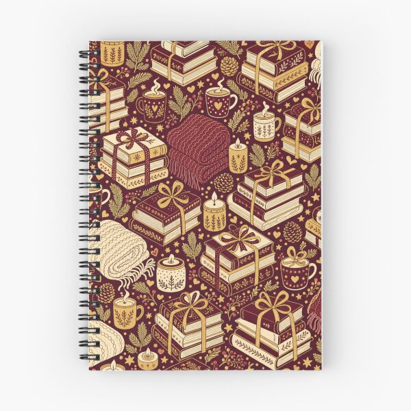 Item preview, Cosy Christmas Reading Nook Seamless Pattern | Christmas Aesthetic Repeat Design designed and sold by StickyGuys.