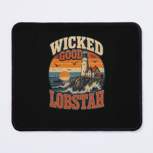 Item preview, Wicked Good Lobstah Maine Coastal Lighthouse designed and sold by snowry.